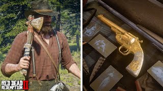 10 Rarest Weapons You Mightve Missed Red Dead Redemption 2 [upl. by Assyn]