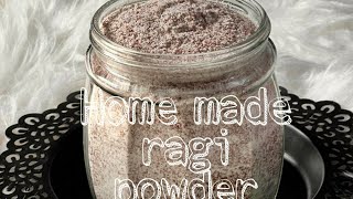 Home made ragi powder for babies and adults [upl. by Sanburn]