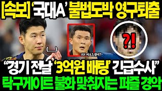 긴급속보 국대A 긴급수사 초토화 quot손흥민이 이래서 소집한 거였다니quot 아시안컵 경기직전 불법도박 발각 심상치 않은 반응 나온 진짜 이유ㄷㄷ [upl. by Savory]