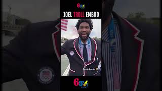 Joel Embiid Trolls Gilbert Arenas After Recent Comments [upl. by Alinoel318]