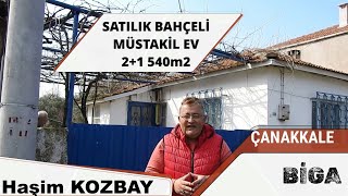 Satış dışı Çanakkale Biga Bahçeli Müstakil Ev 540m2 21 [upl. by Klinges833]