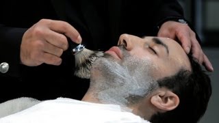 How to Use a Shaving Brush  Shaving Tips [upl. by Mihcaoj]