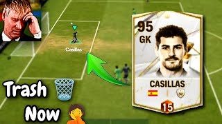 GK CASILLASS REVIEW AFTER UPDATE 👀  FC MOBILE GAMEPLAY  FC MOBILE 24 [upl. by Ellinej]