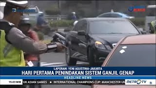 Aturan Ganjil Genap 75 Mobil Ditilang di Kawasan Pondok Indah [upl. by Eirehs]