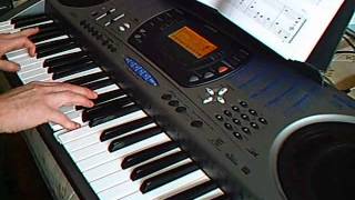 Unbirthday Song on Casio ctk 671 keyboard [upl. by Domel]