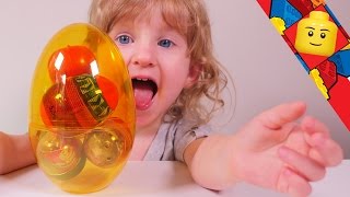 JOUET 5 surprises dans 1 oeuf  Studio Bubble Tea unboxing 5 surprise eggs in a big surprise egg [upl. by Ellenig]