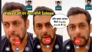 Salman Khan Personal Video Cll Munawar Faruqui After Bigg Boss Winner Big Record [upl. by Dwane]