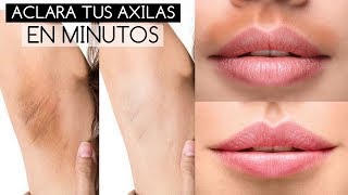 ¿CÓMO ACLARAR LAS AXILAS DE INMEDIATO 5 recetas de exfoliantes caseros  MeLlamoVania [upl. by Phiona515]