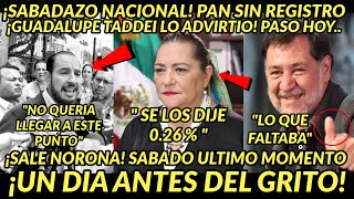 SABADAZO ADIOS REGISTRO DE PAN UN DIA ANTES DE GRITO GIRO INESPERADO TADDEI LO ADVIRTIO SALE NOROÑA [upl. by Arrek]