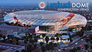 LA Clippers 2 Billion Intuit Dome Construction Update Inglewood 81322 [upl. by Areehs]