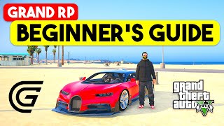 How To Start Playing GTA 5 RP  Grand RP Complete Beginners Guide  Free Car GC amp More  New 2023 [upl. by Yddet137]