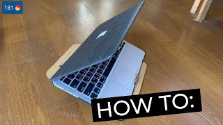 How to apply Cardboard Laptop Stand first time [upl. by Aititil]