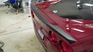 C6 Corvette rear spoiler DIY end results [upl. by Acir]