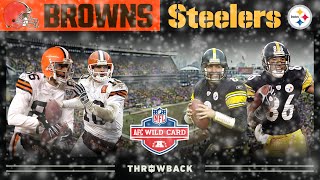 An Iron City Classic Comeback Browns vs Steelers 2002 AFC Wild Card  NFL Vault Highlights [upl. by Ned459]