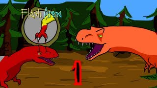 Flash Arena 1  Carnotaurus vs Ceratosaurus [upl. by Bale]