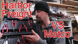 Snap Ring Pliers HARBOR FREIGHT VS MATCO  Workshop Wednesday Ep 08 [upl. by Ahsemal365]