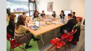 Wikipedia editathon Art amp feminism 2014 Chicago USA [upl. by Eniowtna863]