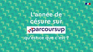 L’année de césure sur Parcoursup qu’estce que c’est [upl. by Aicre]