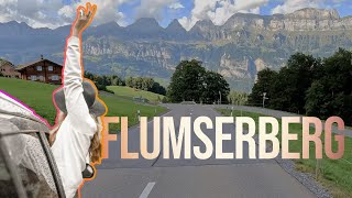 Flumserberg amp its breathtaking view of the Churfirsten Peaks  Must See driving Switzerland [upl. by Ahsets]