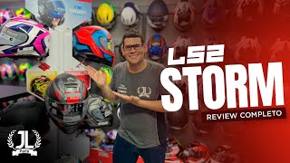 CAPACETE LS2 FF 800 STORM APRESENTAÇÃO  REVIEW COMPLETO  JL PARTS [upl. by Inaoj196]