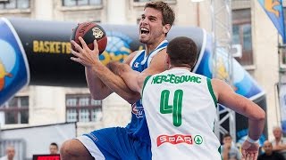 Greece v Slovenia  SemiFinal Full Game  2014 FIBA 3x3 European Championships  3x3 Basketball [upl. by Glassman309]