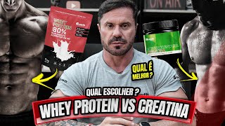 WHEY OU CREATINA  QUAL SUPLEMENTO DEVO COMPRAR [upl. by Santoro]