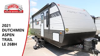 2021 Dutchmen RV Aspen Trail LE 26BH [upl. by Notsirk]