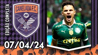 É TRICAMPEÃO Palmeiras VENCE o Santos e CONQUISTA o 3º TÍTULO PAULISTA SEGUIDO  CANELADA [upl. by Nosreffej]