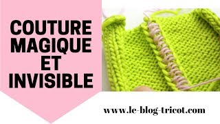 Couture quotMagiquequot et Invisible Tricot Jersey [upl. by Luhar892]