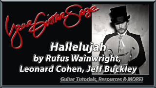 Hallelujah by Rufus Wainwright  Leonard Cohen  Guitar Lesson [upl. by Ettennig]