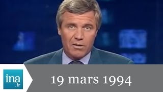 20h France 2 du 19 mars 1994  Elections cantonales  Archive INA [upl. by Anaizit148]