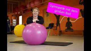 20 Minuten Training mit dem großen Gymnastikball 🔴 [upl. by Herod]