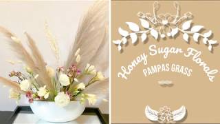 How to make a pampas grass arrangement [upl. by Spanjian776]