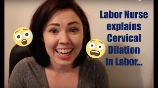 Labor Nurse explains Cervical Dilation in Labor Nurse Whit [upl. by Bay]