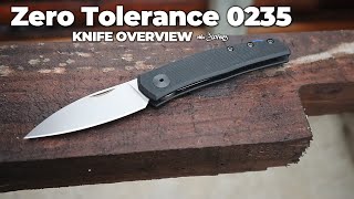 Zero Tolerance 0235 Slip Joint Knife  5Minute Review  Atlantic Knife [upl. by Nacnud]