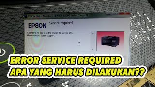 CARA MUDAH SELESAIKAN PRINTER ESPON L5290 ERROR SERVICE REQUIRED  BANGGALA [upl. by Novyart]