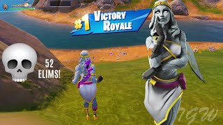 Sculpted to Perfection 🗿  Fortnite ZB Solo Squads Gameplay  52 Eliminations [upl. by Everara]