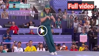 Full Video Australias Breakdance Performance at Paris 2024 Olympics Rachael Gunn Raygun [upl. by Germaun841]