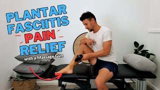 How a Massage Gun Can Help Fix Plantar Fasciitis [upl. by Marceau]