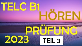 TELC B1 Hörübung Teil 3 Perfekte Vorbereitung auf die Prüfung Teil 3 [upl. by Wendelina]