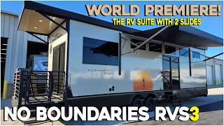 WORLD PREMIERE 2025 No Boundaries RVS 3 Travel Trailer at Couchs RV Nation  NOBO RVS3 amp IBEX RVS3 [upl. by Ainslee972]