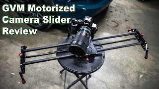 GVM Motorized Camera Slider Review How to [upl. by Nylaj]