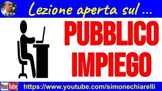 Normativa del pubblico impiego approfondimenti sul DLgs 1652001  LEZIONE APERTA [upl. by Anirrak205]