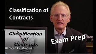 11 Contract ClassificationsArizona Real Estate License Exam Prep [upl. by Nolyad99]