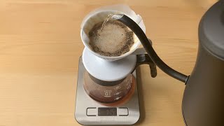 Pour Over Coffee with the Bodum Melior Gooseneck Electric Water Kettle [upl. by Ahsenre]