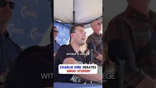 Charlie Kirks HEATED Debate With Smug Student shortsfeed charliekirk tpusa [upl. by Natan849]