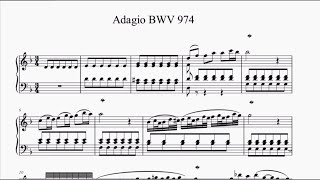 Bach  Adagio BWV 974 [upl. by Friedrich]