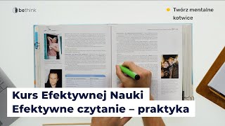 Efektywne czytanie – praktyka  Kurs Efektywnej Nauki  Lekcja 112 [upl. by Wardieu776]