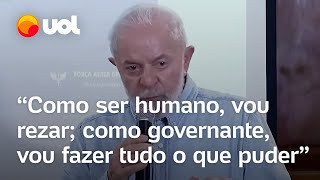 Chuvas no RS Lula diz que não faltarão recursos federais para resgates e reparação de danos vídeo [upl. by Pogue136]