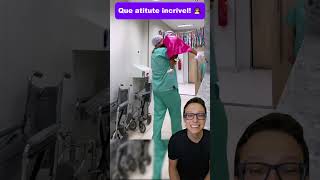 Atitude Incrível 😯🦸 medicina medico enfermeiro enfermagem saude pediatriaonline pediatria [upl. by Llertnauq]